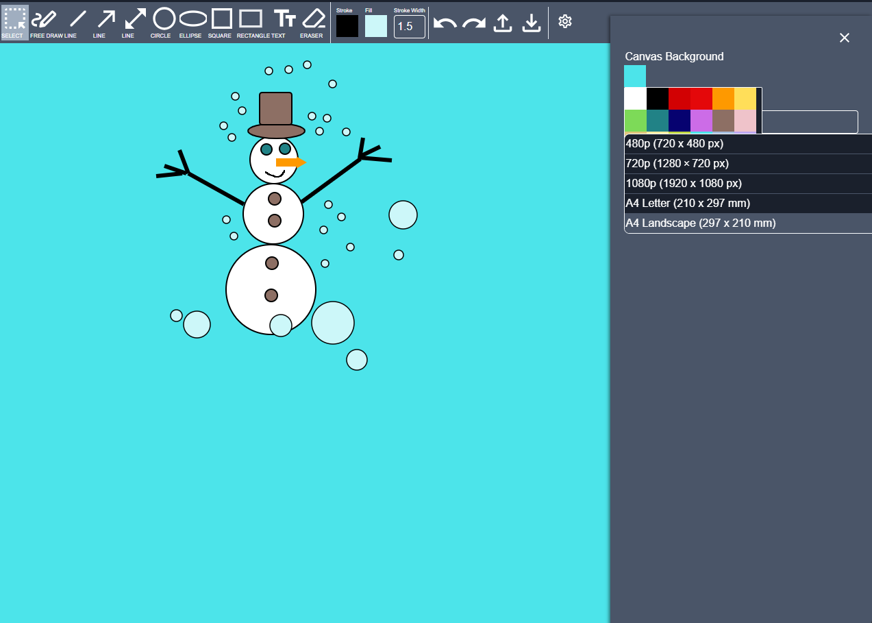 Minimal Draw — a minimalist browser drawing canvas